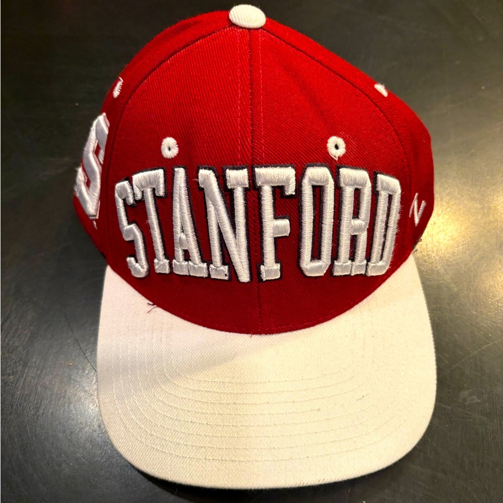 Zephyr Red and White Cap snap back